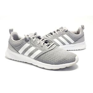 Adidas QT Racer 2.0 Running Shoes Women's Size 8 Gray $65 FY8312 Sneakers